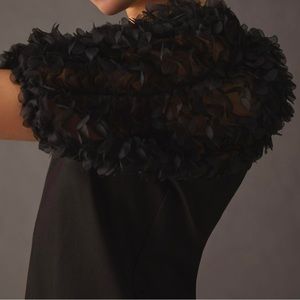 Flat White Ruffle-Sleeve Top | For Anthropologie